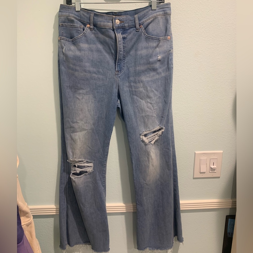 Express High Rise Flare Jean